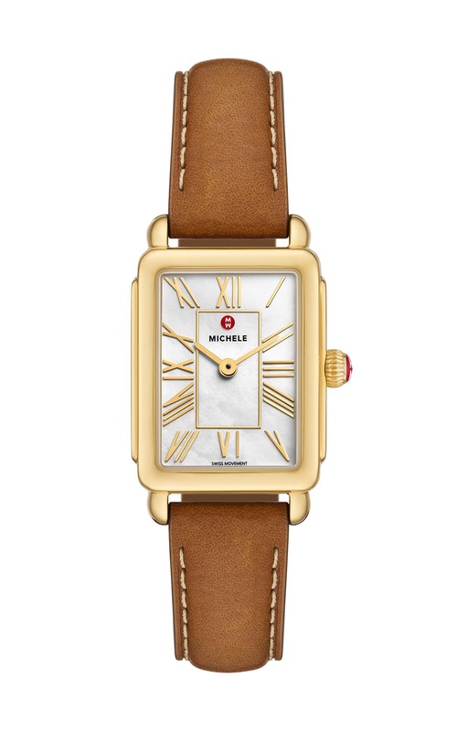 Michele Deco Park 18K Gold-Plated Watch MWW06E000150