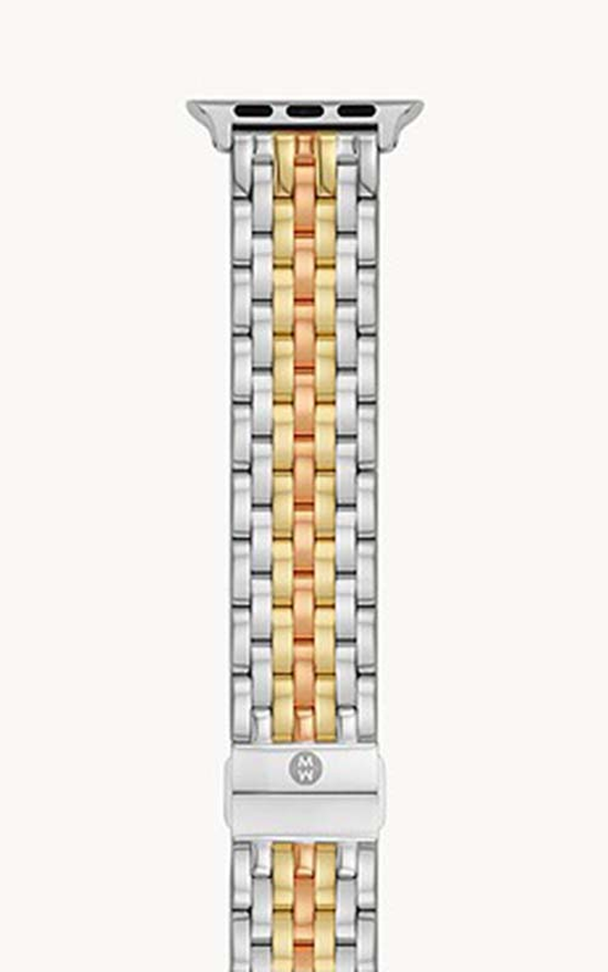 Michele Apple Bracelet Tri-Tone 7 Link MS20AM0004