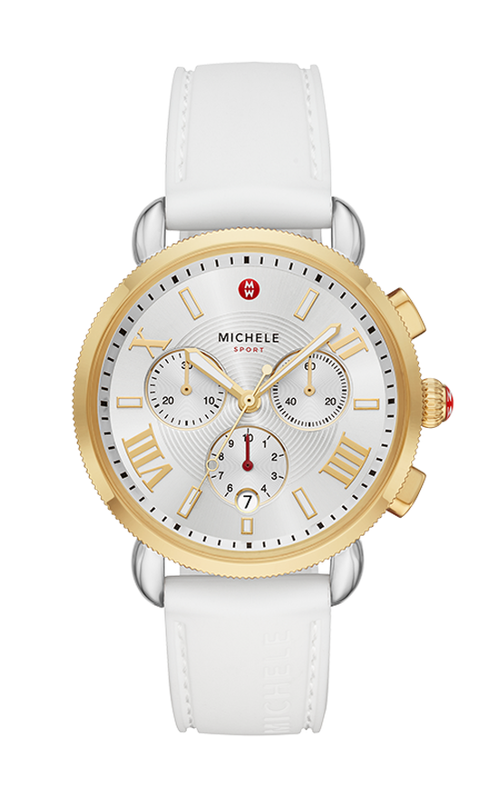 Michele Sporty Sport Sail Two-Tone Watch MWW01P000017