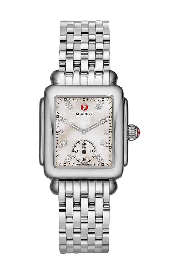 Michele Deco Mid, Diamond Dial Watch MWW06V000002