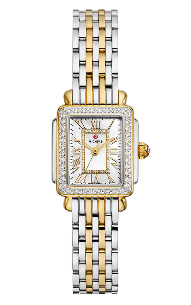 Michele Deco Sport Chronograph Gold-Plated Watch MWW06K000069