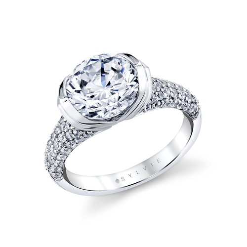 Sylvie Engagement Ring  S3637-074A4W30R