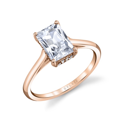 Sylvie Engagement Ring Solitaire S2683-014A4R20RA