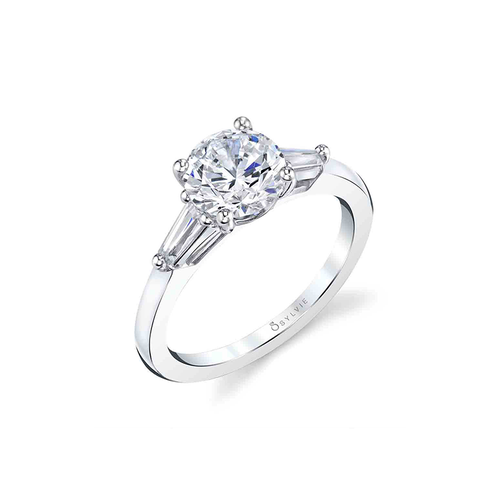 Sylvie Engagement Ring Three Stone S3012S-34A4W15R