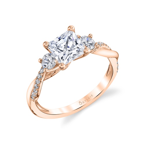 Sylvie Engagement Ring Three Stone S1939S-048A4R10P