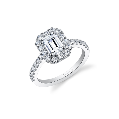 Sylvie Engagement Ring Halo S1199-073A8W12E
