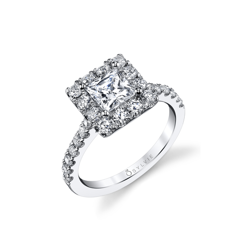 Sylvie Engagement Ring Halo S1199-082A8W10P