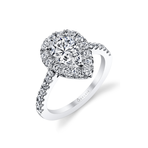 Sylvie Engagement Ring Halo S1199-081A8W15T