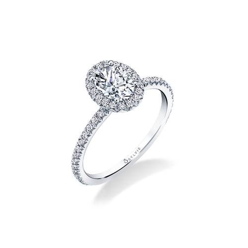Sylvie Engagement Ring Halo S1793-032A4W10O