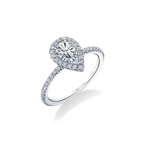 Sylvie Engagement Ring Halo S1793-033A4W10T
