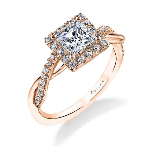 Sylvie Engagement Ring Halo S1724-023A4R10P