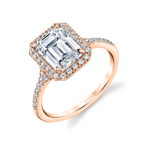Sylvie Engagement Ring Halo S1814-028A4R20E