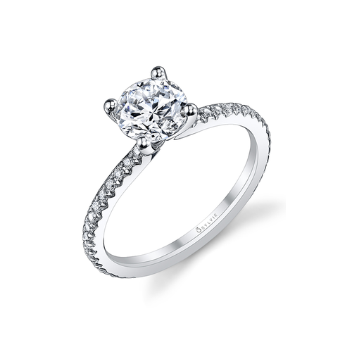 Sylvie Engagement Ring Sidestone S1093-021A8W10R