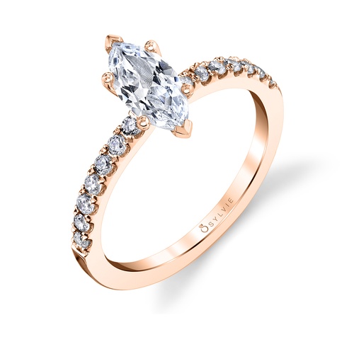 Sylvie Engagement Ring Classic S1498-024A4R10M