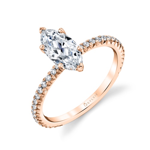 Sylvie Engagement Ring Classic S2093-037A4R10M