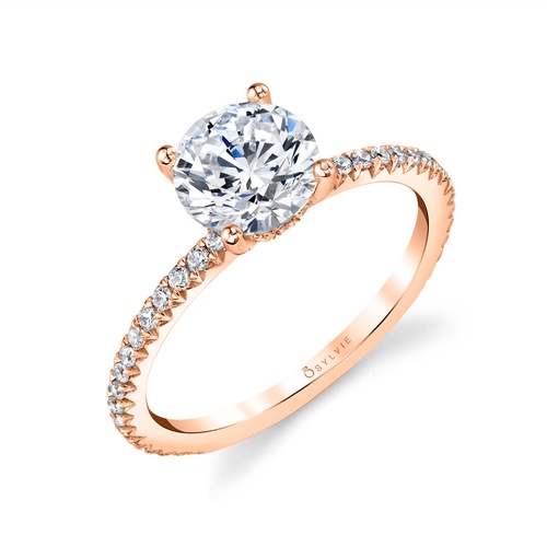 Sylvie Engagement Ring Classic S2093-037A4R12R