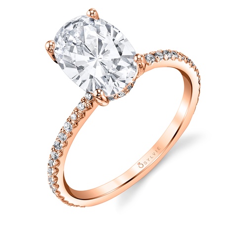 Sylvie Engagement Ring Classic S2093-037A4R20O