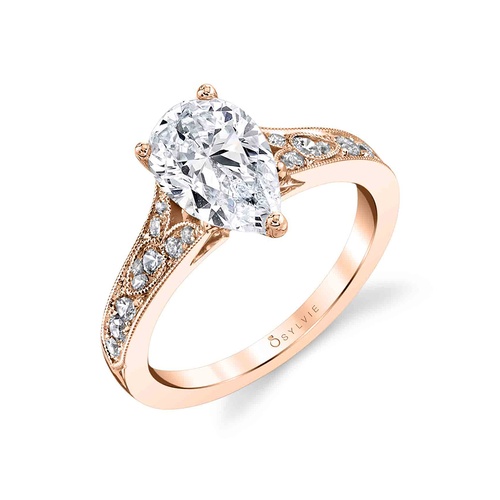 Sylvie Engagement Ring Modern Vintage S1389-030A4R35T
