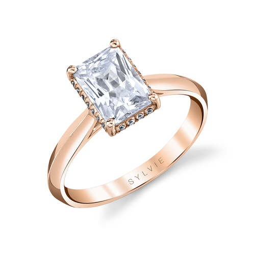 Sylvie Engagement Ring Hidden Halo S2500-008A4R20RA