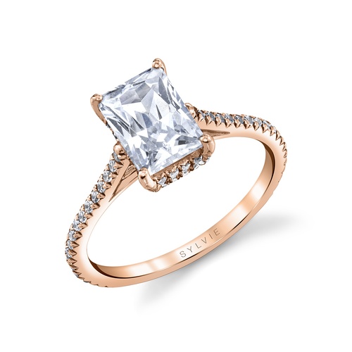 Sylvie Engagement Ring Hidden Halo S2583-034A4R20RA