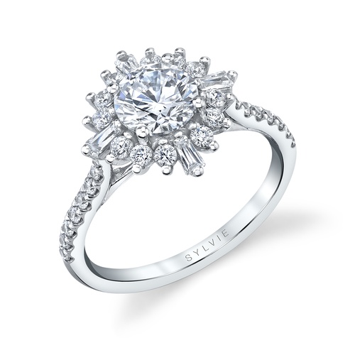 Sylvie Engagement Ring  S2607-061A4W10R