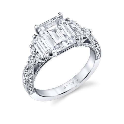 Sylvie Engagement Ring  S2523S-070A4W25E