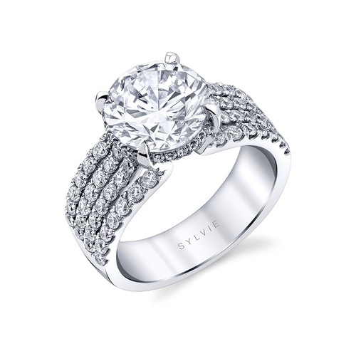 Sylvie Engagement Ring  S2432-113A4W30R