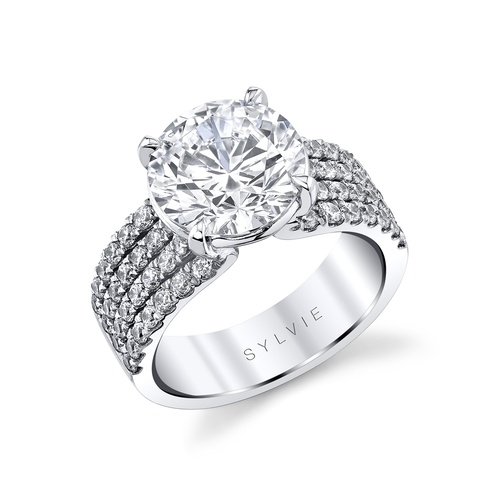 Sylvie Engagement Ring  S2232-102A4W40R