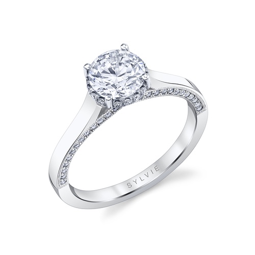 Sylvie Engagement Ring  S2147-26A4W10R