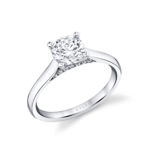 Sylvie Engagement Ring  S2120-008A4W10R