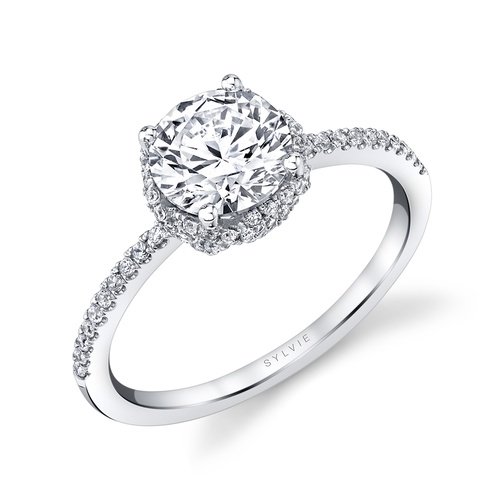 Sylvie Engagement Ring  S2041-027A4W12R