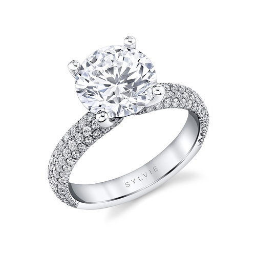 Sylvie Engagement Ring  S2733-073A4W30R