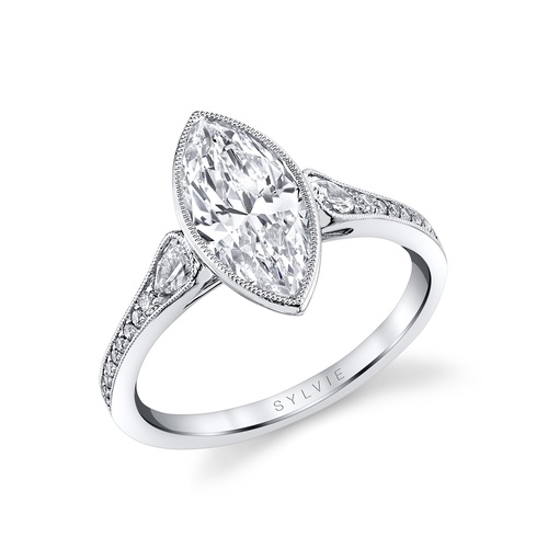 Sylvie Engagement Ring  S2614-032A4W20M