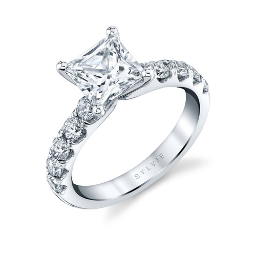 Sylvie Engagement Ring  S2062-090A4W20P