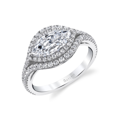 Sylvie Engagement Ring  S1841-065A4W15M