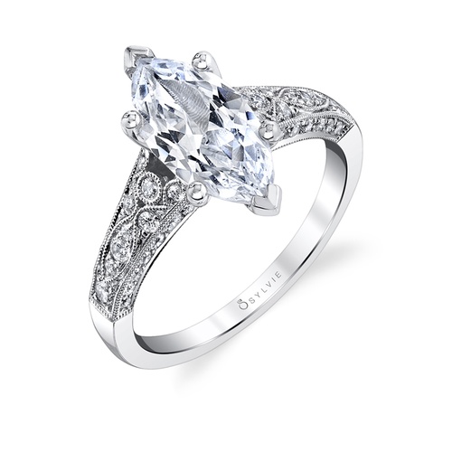 Sylvie Engagement Ring  S1272-054A4W10M