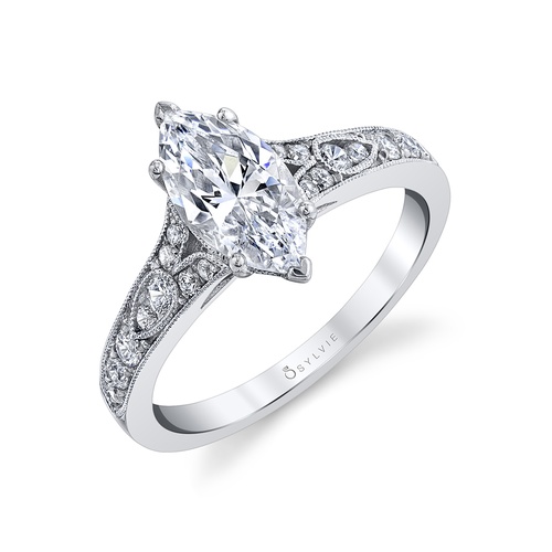 Sylvie Engagement Ring  S1389-030A4W15M