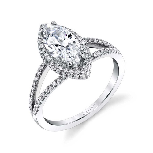 Sylvie Engagement Ring  SY289-036A4W15M