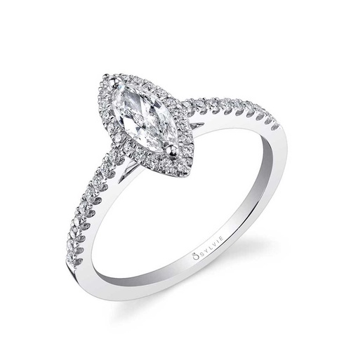 Sylvie Engagement Ring  SY696-026A4W74M
