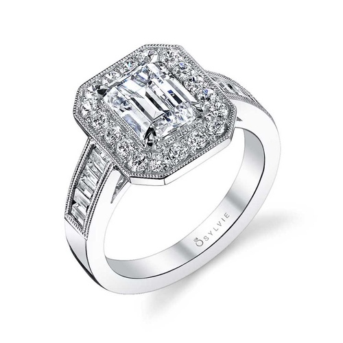 Sylvie  Engagement Ring S1114-089A4W20E