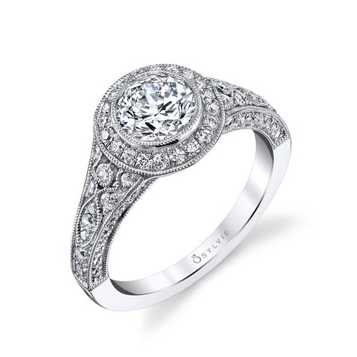 Sylvie Engagement Ring  S1317-80A4W10RR