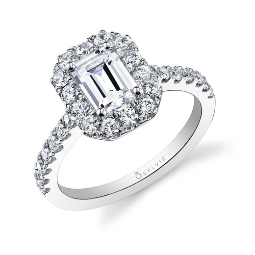 Sylvie  Engagement Ring S1199-073A4W12E