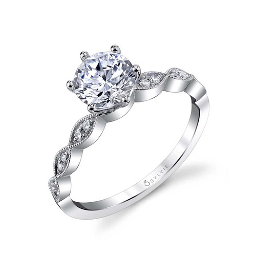 Sylvie Engagement Ring  S1509-009A4W10R