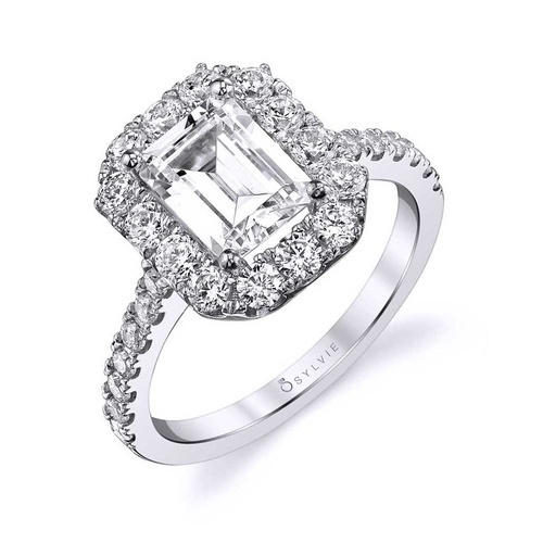 Sylvie Engagement Ring  S1299-100A4W20E