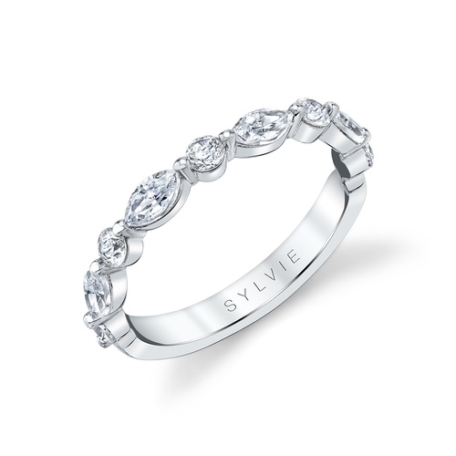 Sylvie Wedding Band  B1P09-78A4W-ALTMQ-LGR