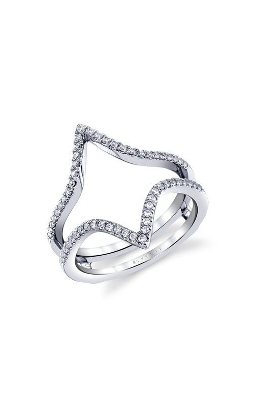 Wedding Band – 14K White Gold Diamond (0.29ct) B254-029A4W | Sylvie