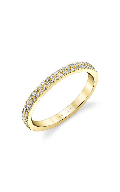 Wedding Band – 14K Yellow Gold Diamond (0.3ct) B243-030D4Y | Sylvie