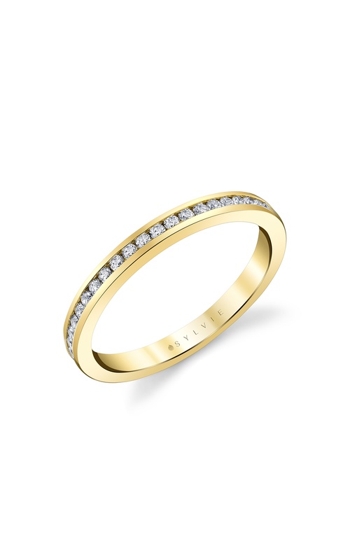 Wedding Band – 14K Yellow Gold Diamond (0.25ct) B267-025D4Y | Sylvie