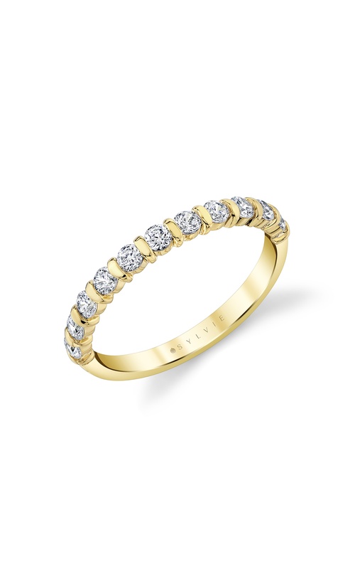 Wedding Band – 14K Yellow Gold Diamond (0.5ct) B231-050D4Y | Sylvie