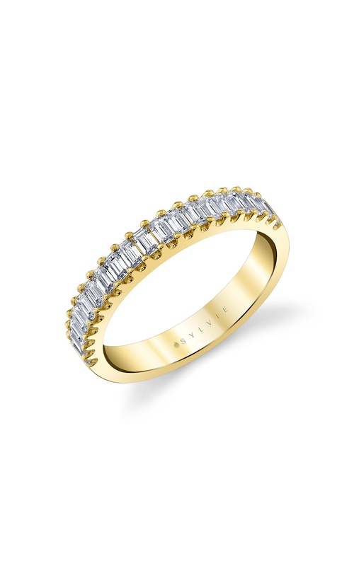 Wedding Band – 14K Yellow Gold Diamond (0.76ct) B238-076A4Y | Sylvie